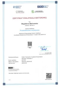 Certyfikat kwalifikacji sektorowej